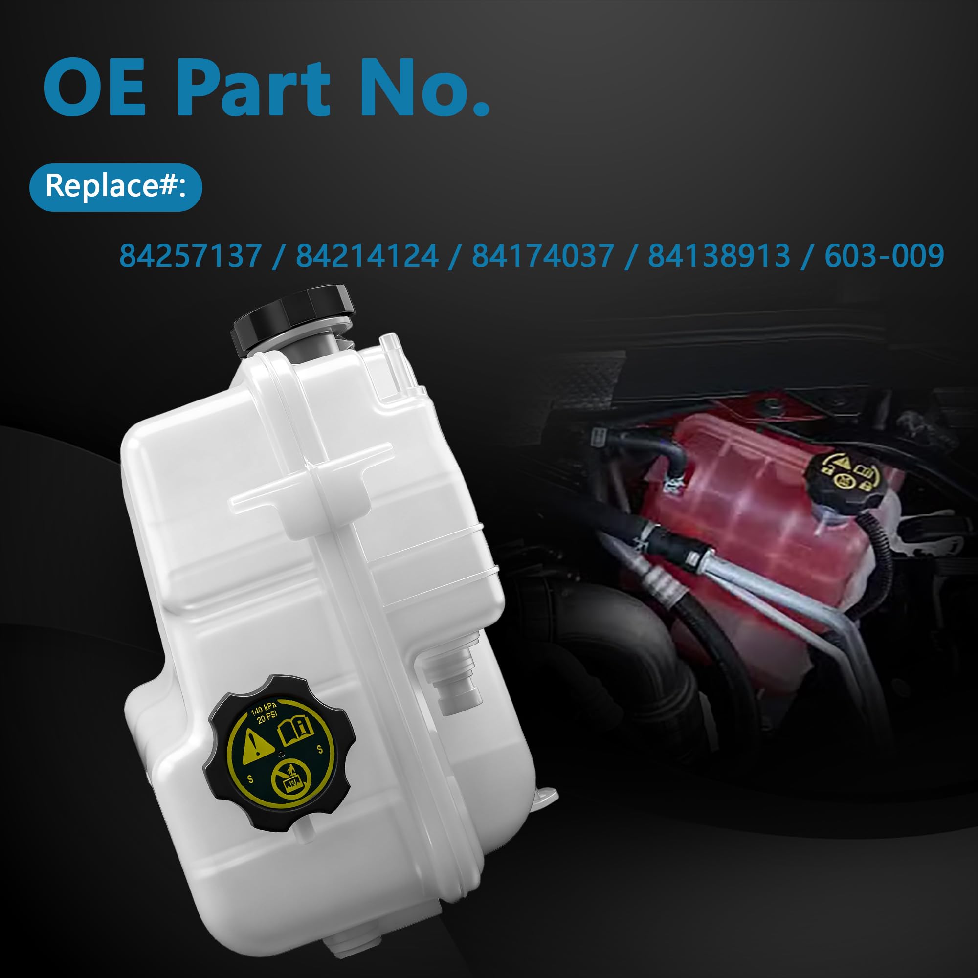 LOSTAR preinstalled coolant cap detail ensuring secure leak-resistant seal