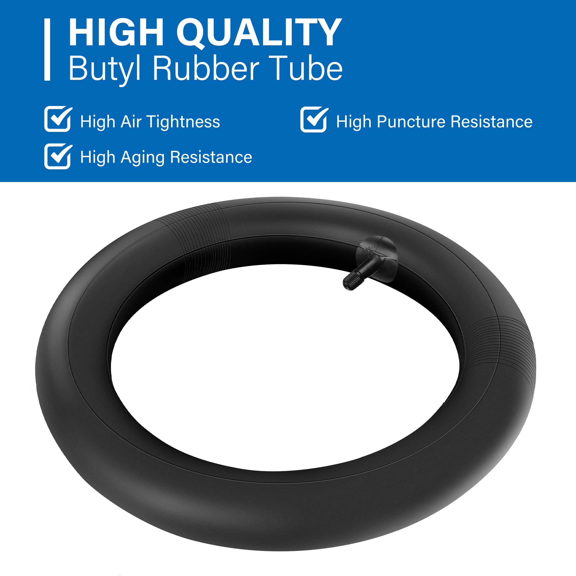 LotFancy TR13 straight valve stem and cap for easy inflation