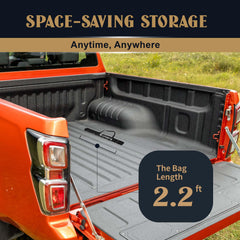 LOVEETA collapsed tool in compact form for easy vehicle storage and transport