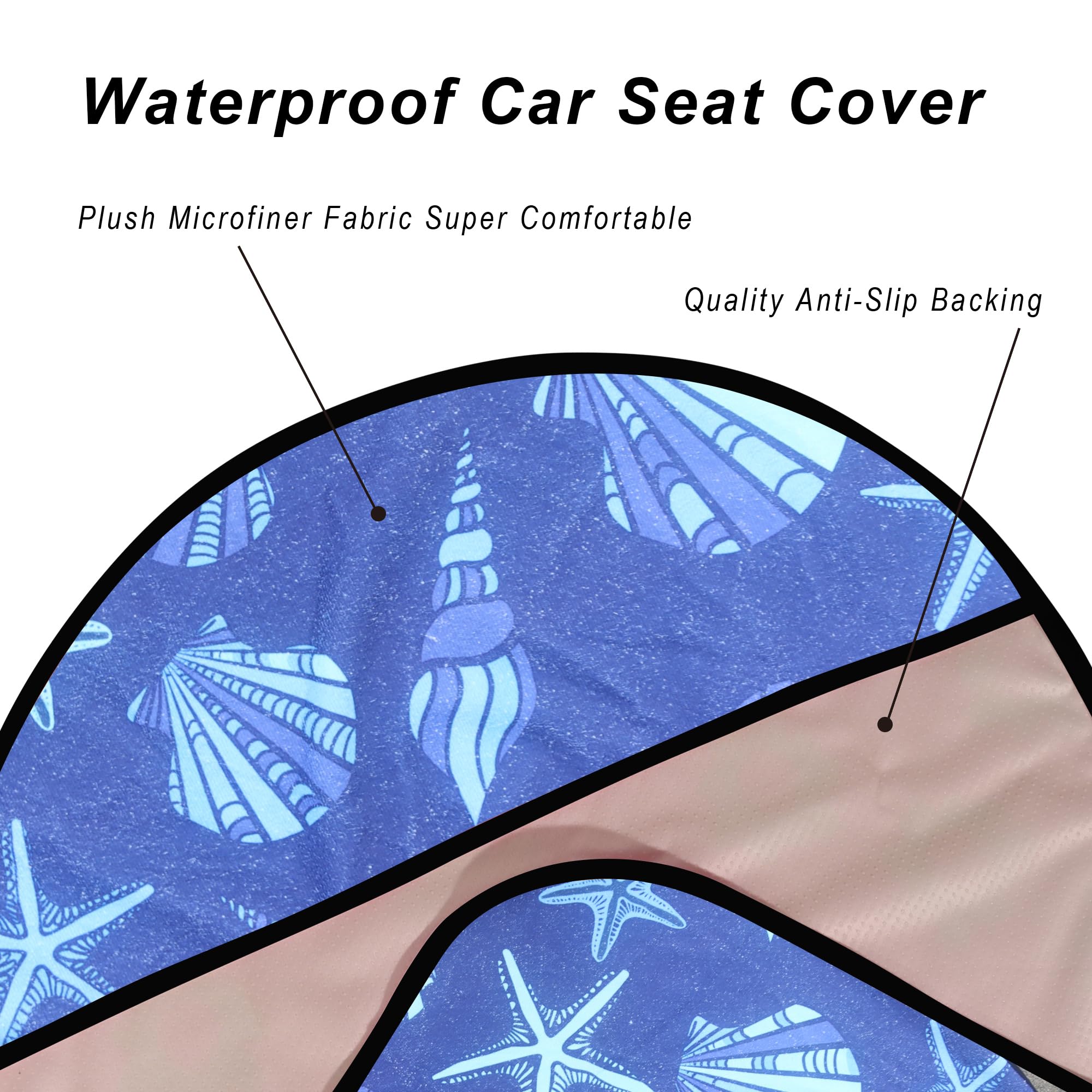 LoyaGour installed on a car front seat offering full coverage protection
