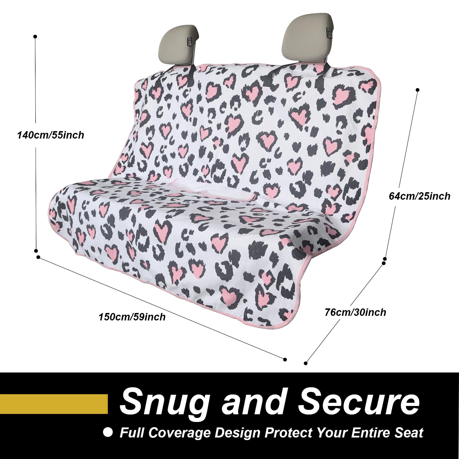 LoyaGour non-slip backing detail keeping cover stable during use