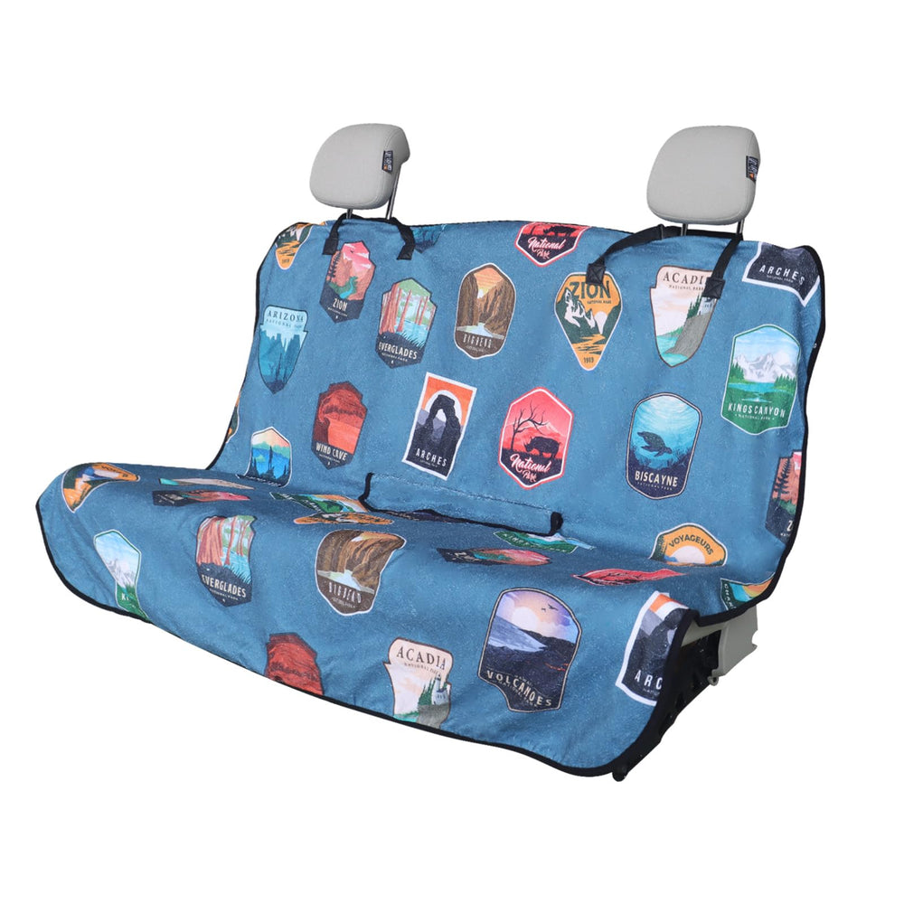 LoyaGour front view showing National Parks print and full coverage benefit