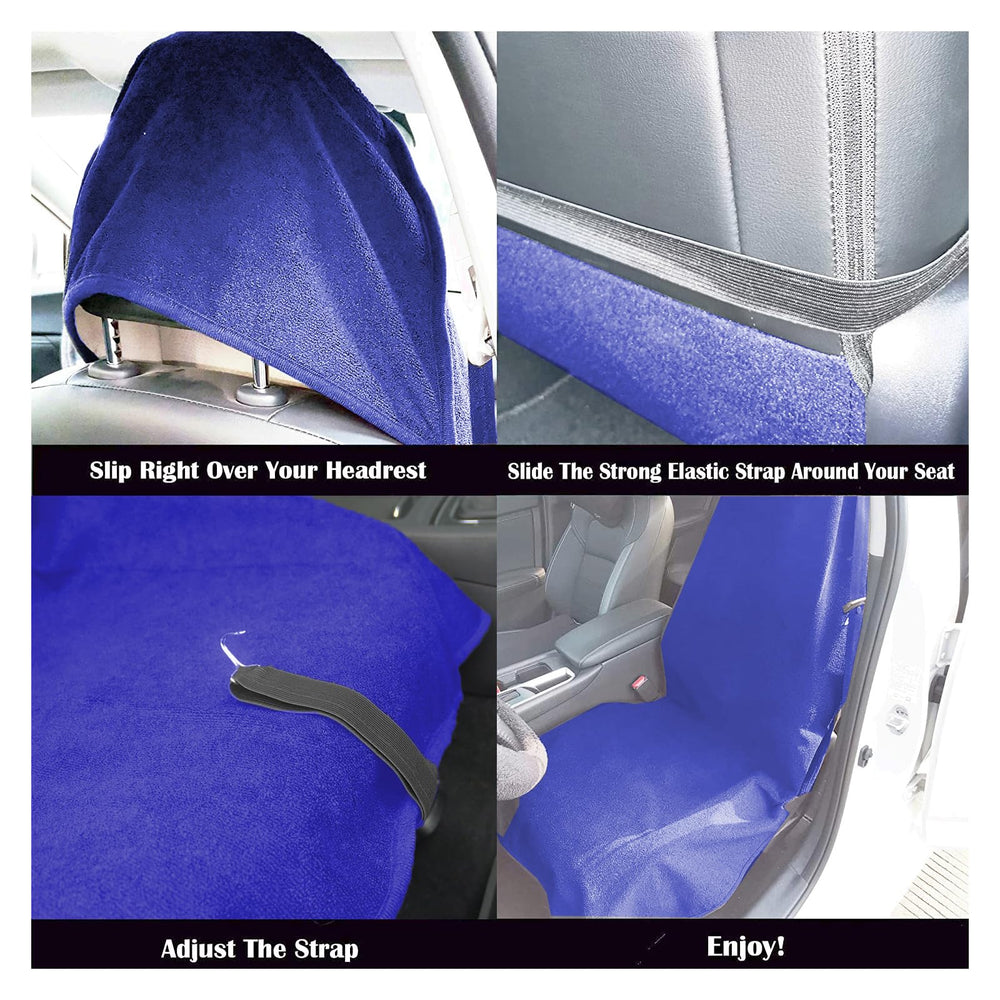 LoyaGour non-slip backing close-up keeping cover securely in place