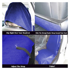 LoyaGour non-slip backing close-up keeping cover securely in place