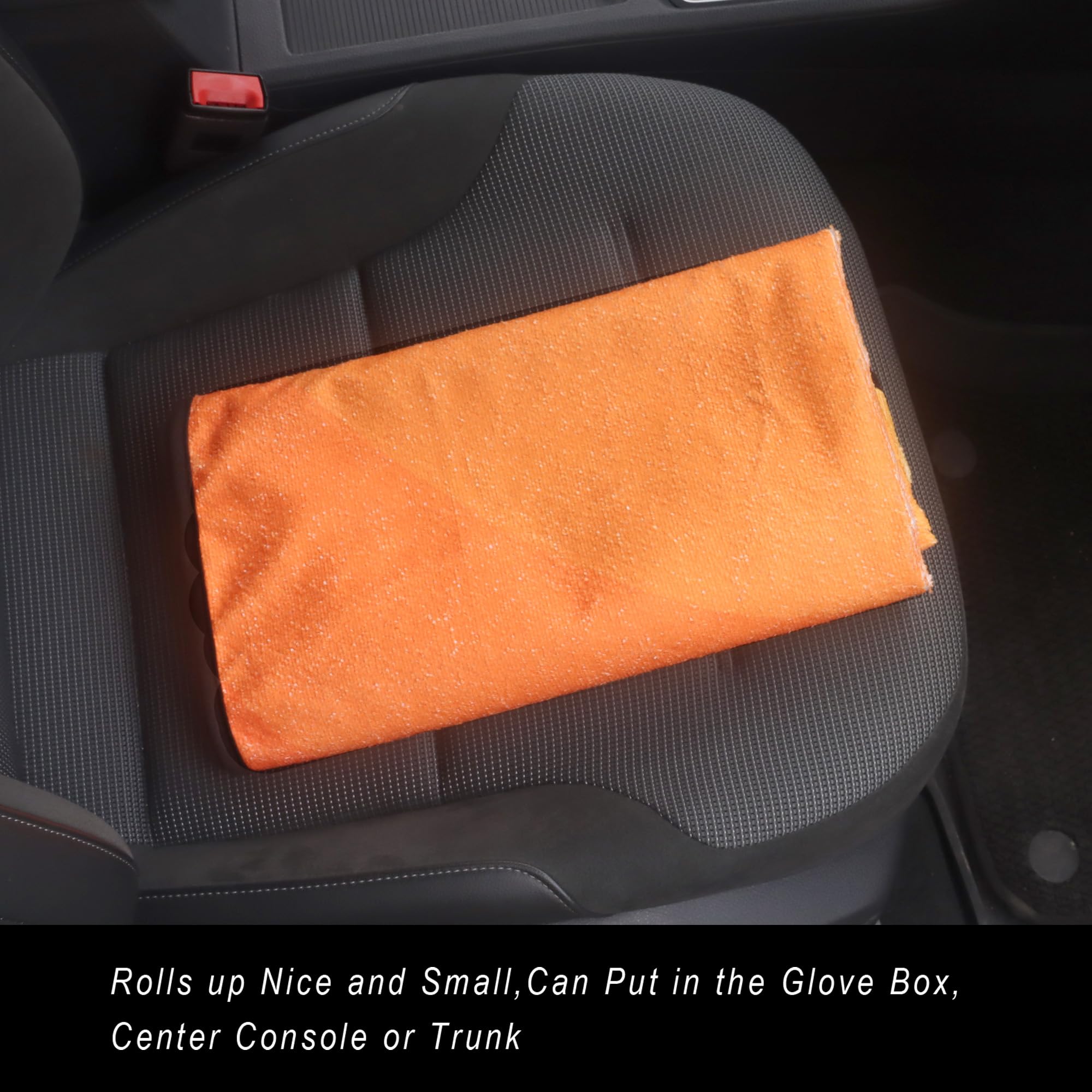 LoyaGour size comparison on seat illustrating full-length coverage and fit