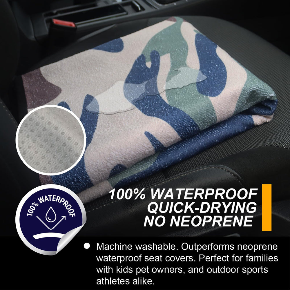 LoyaGour waterproof core cross-section displaying liquid barrier to protect seats