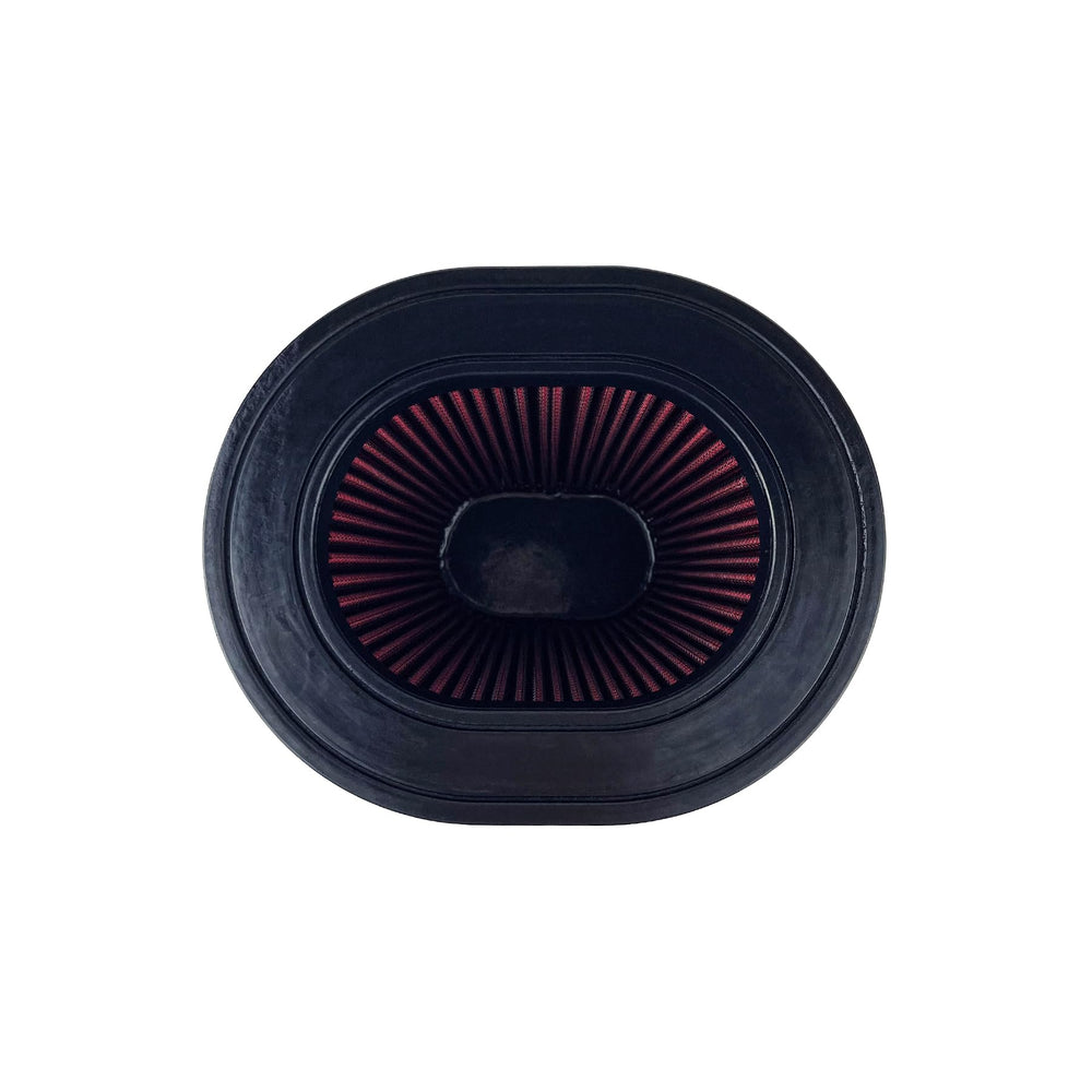 LOYALGLORY top view showing oval footprint and compact clearance benefit
