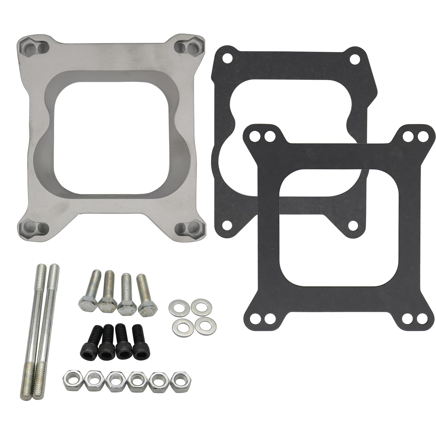 LPFIDI adapter front view showing bolt holes and clean cast finish for secure fit