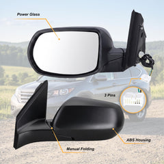 Lqito mirror close-up glass detail demonstrating distortion-free clarity