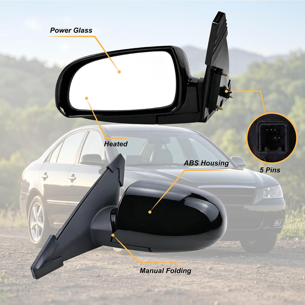 Lqito mirror close-up glass detail demonstrating clear optics for safer driving