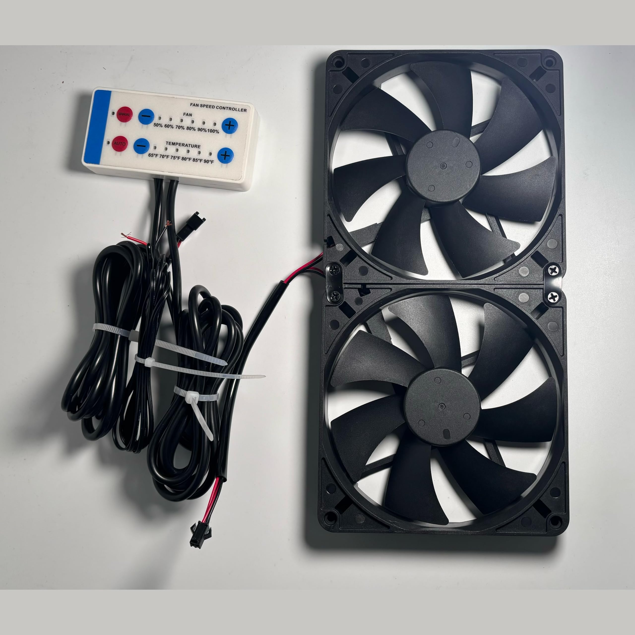LQLXJDZZ size comparison with hand to show compact fit for most RV vents