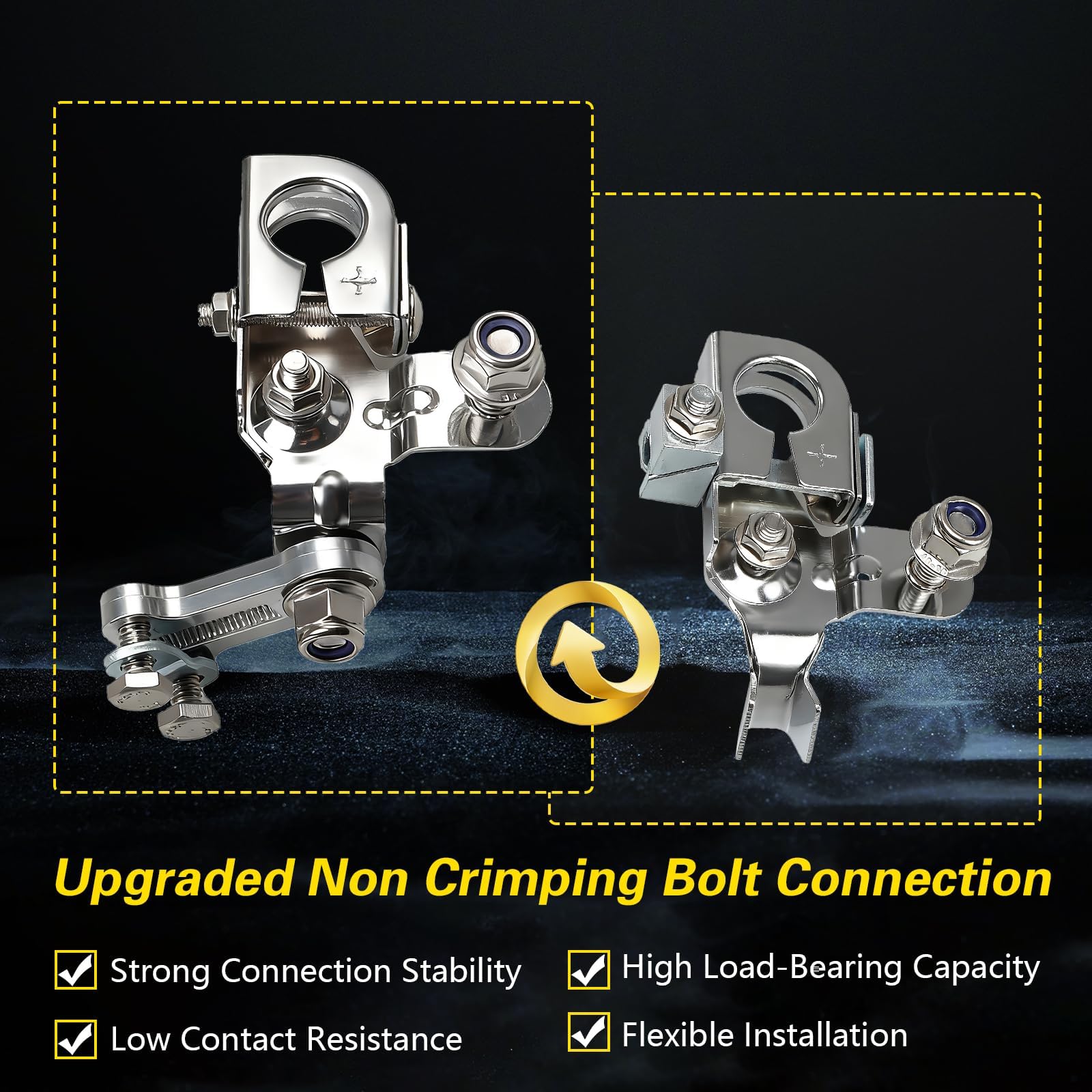 LQYLMY chrome-plated finish texture demonstrating corrosion protection and durability benefit