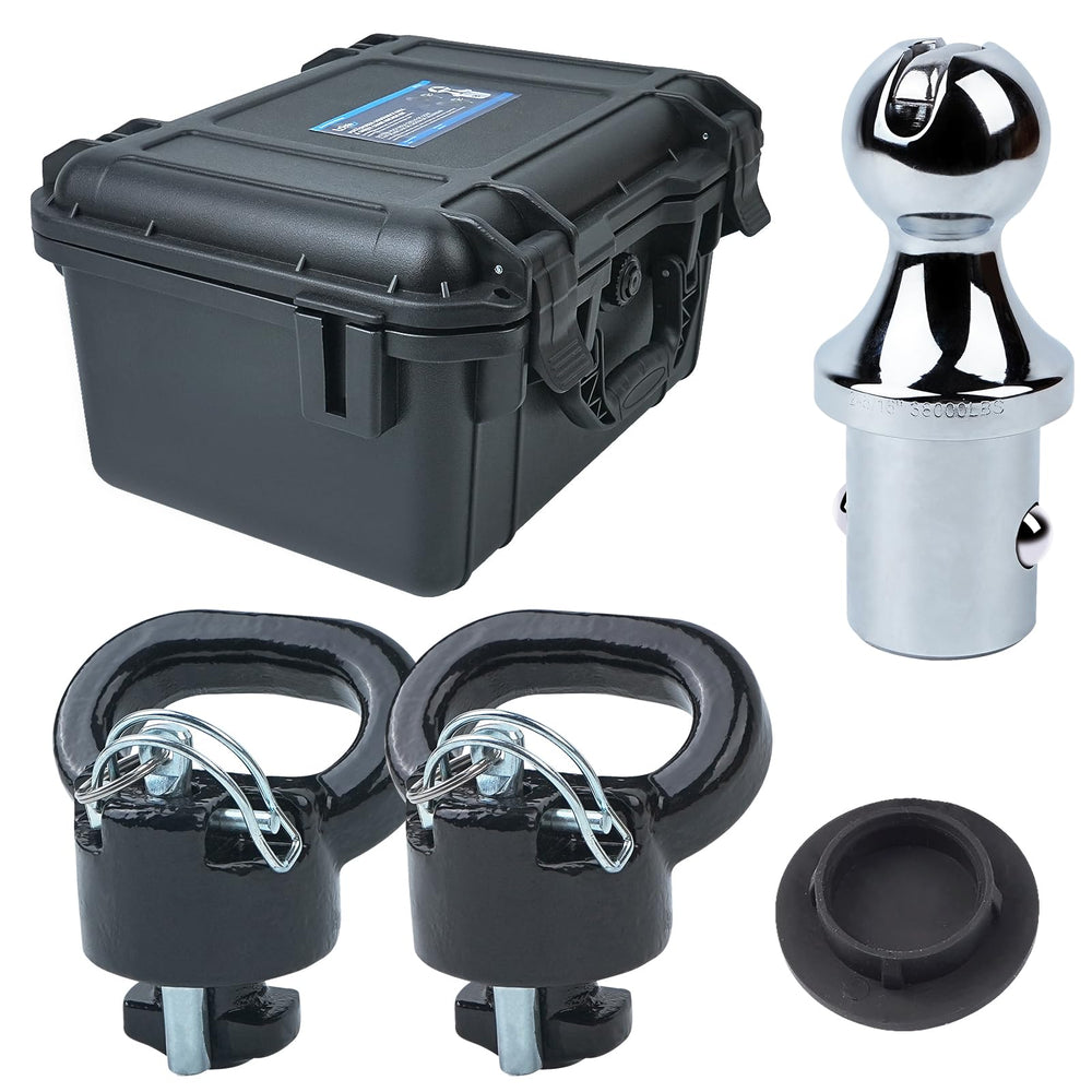 Lrichy front view of closed case showing compact storage and easy transport