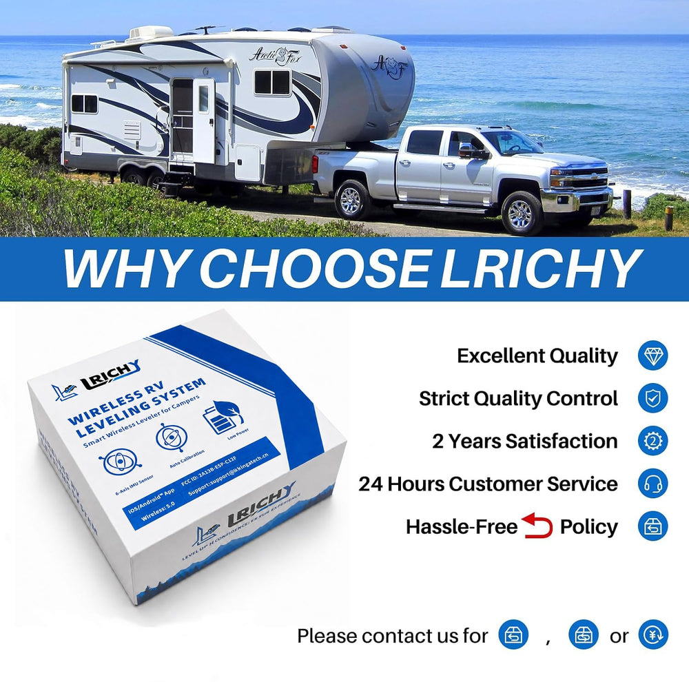 Lrichy on an RV at a campsite with morning light showing faster, stress-free setup