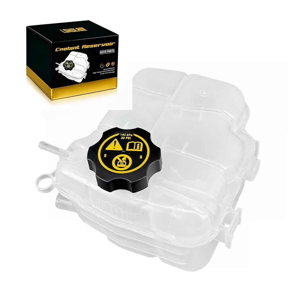 LSHDLAM front view of coolant reservoir showing fit and shape for easy replacement