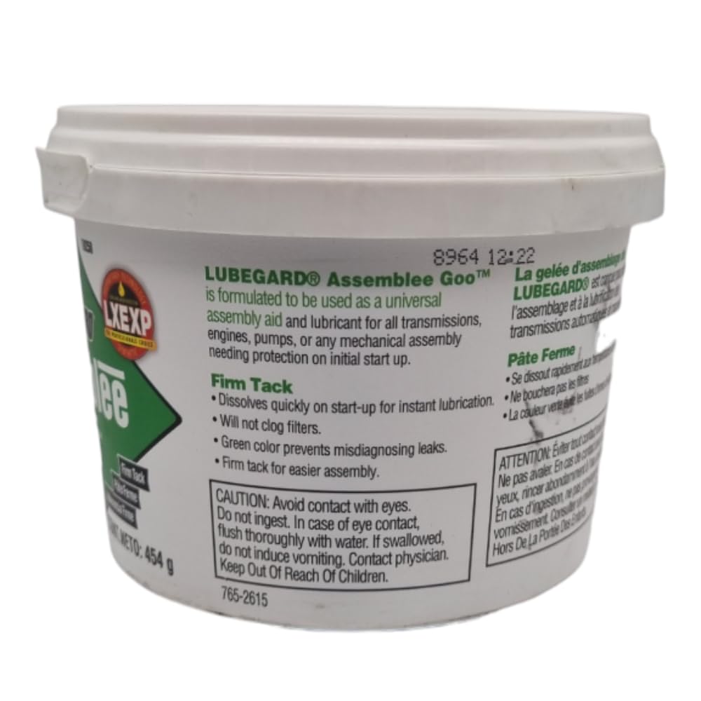 Lubegard Assemblee Goo close-up texture showing firm tack for secure placement