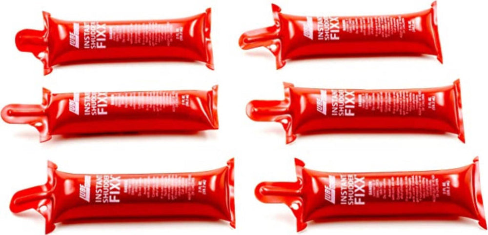 Lubegard Dr. Tranny front pack showing six 2 oz tubes and clear labeling for quick dosing