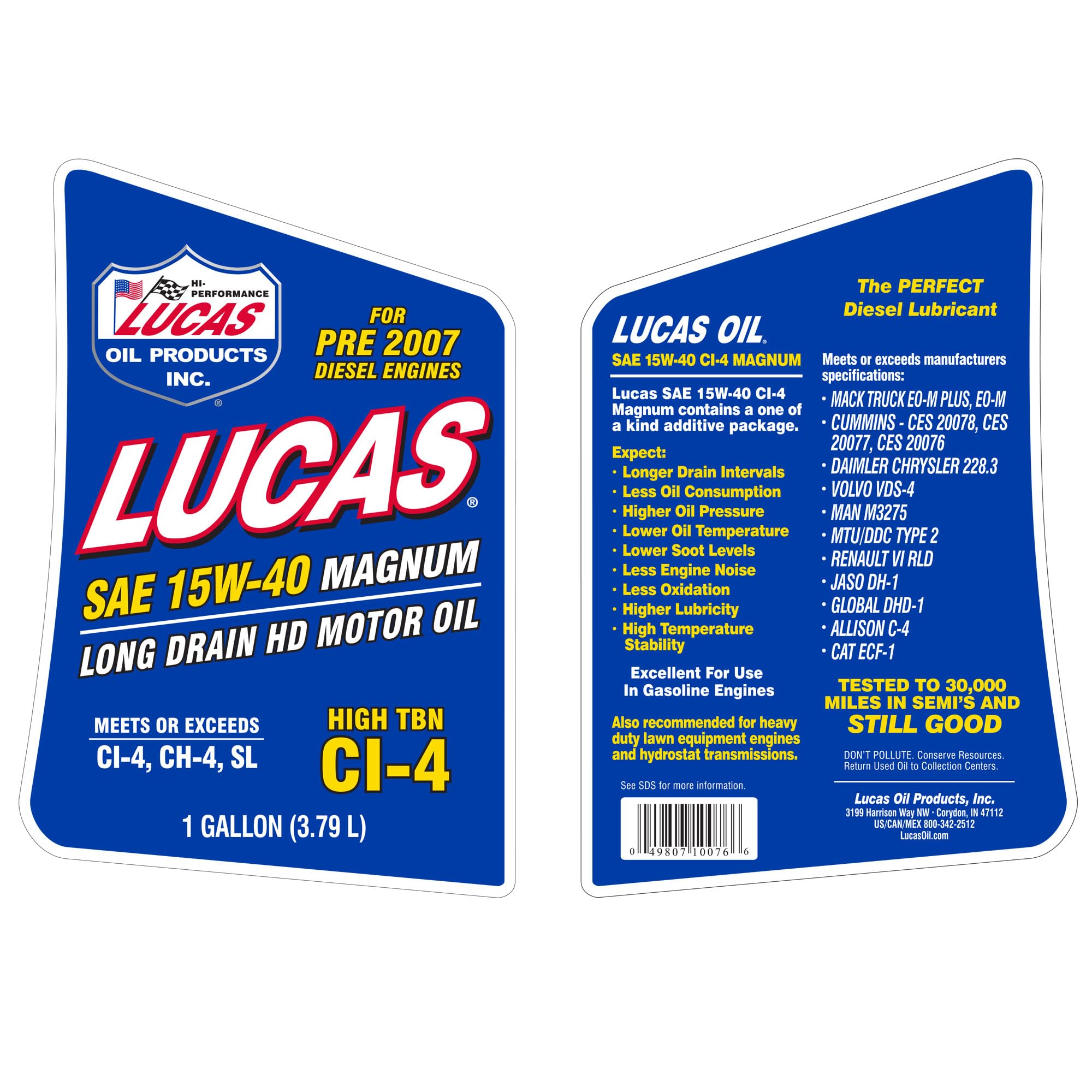 Lucas Oil texture close-up highlighting smooth film and high lubricity