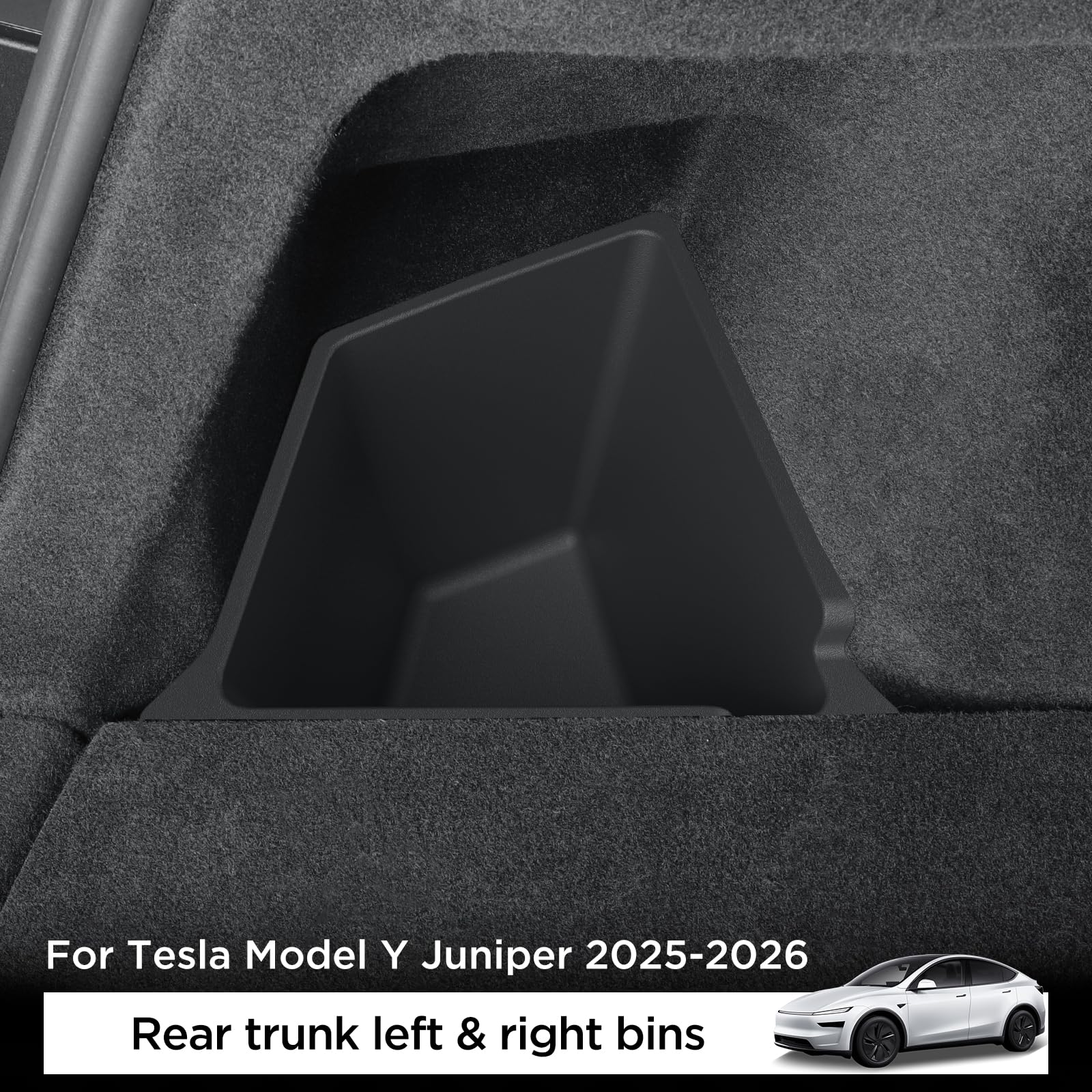 LUCKEASY installed left corner bin demonstrating secure fit and organization