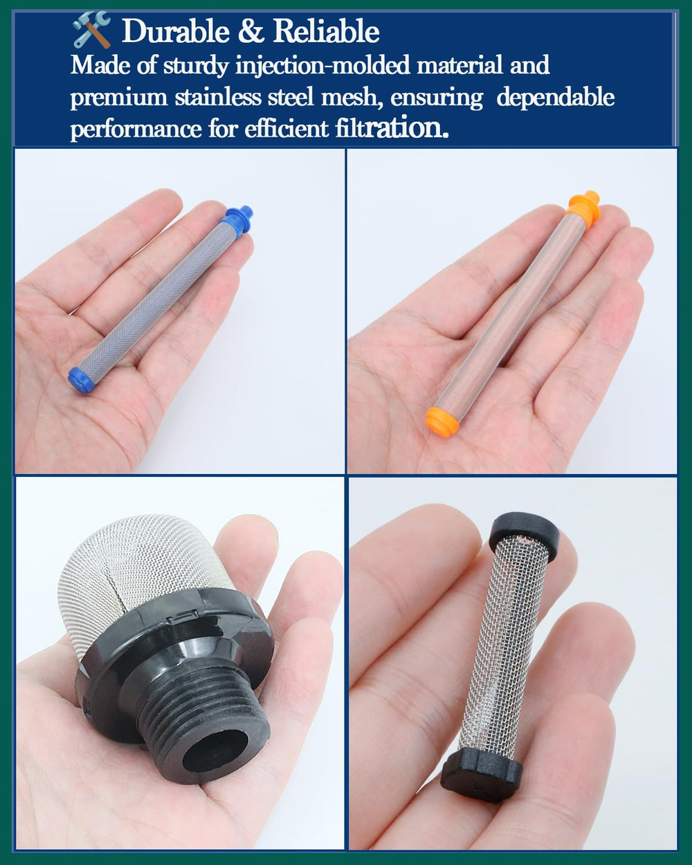 LUCKXUANYUAN size comparison and contents laid out for quick parts inventory