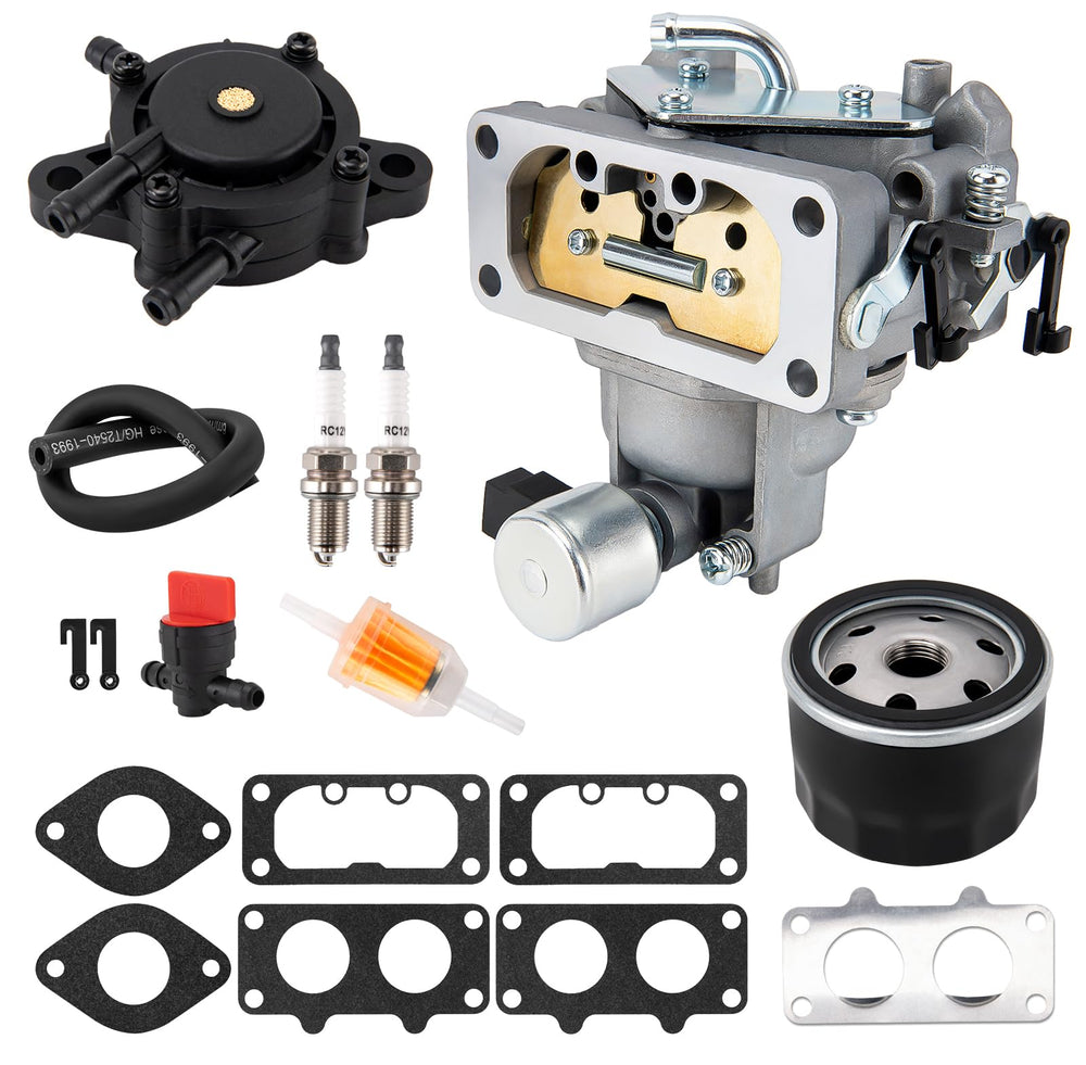 Lucky Seven FH661V carburetor front view showing mounting fit and improved reliability