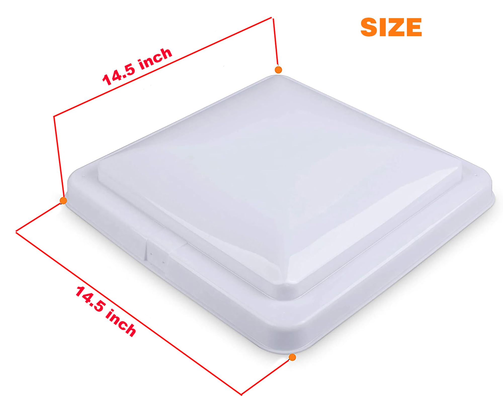LuckySlycyc side profile highlighting molded edge for strength and easy installation