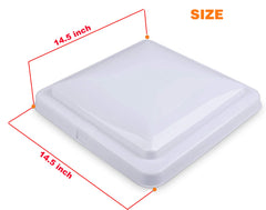 LuckySlycyc side profile highlighting molded edge for strength and easy installation