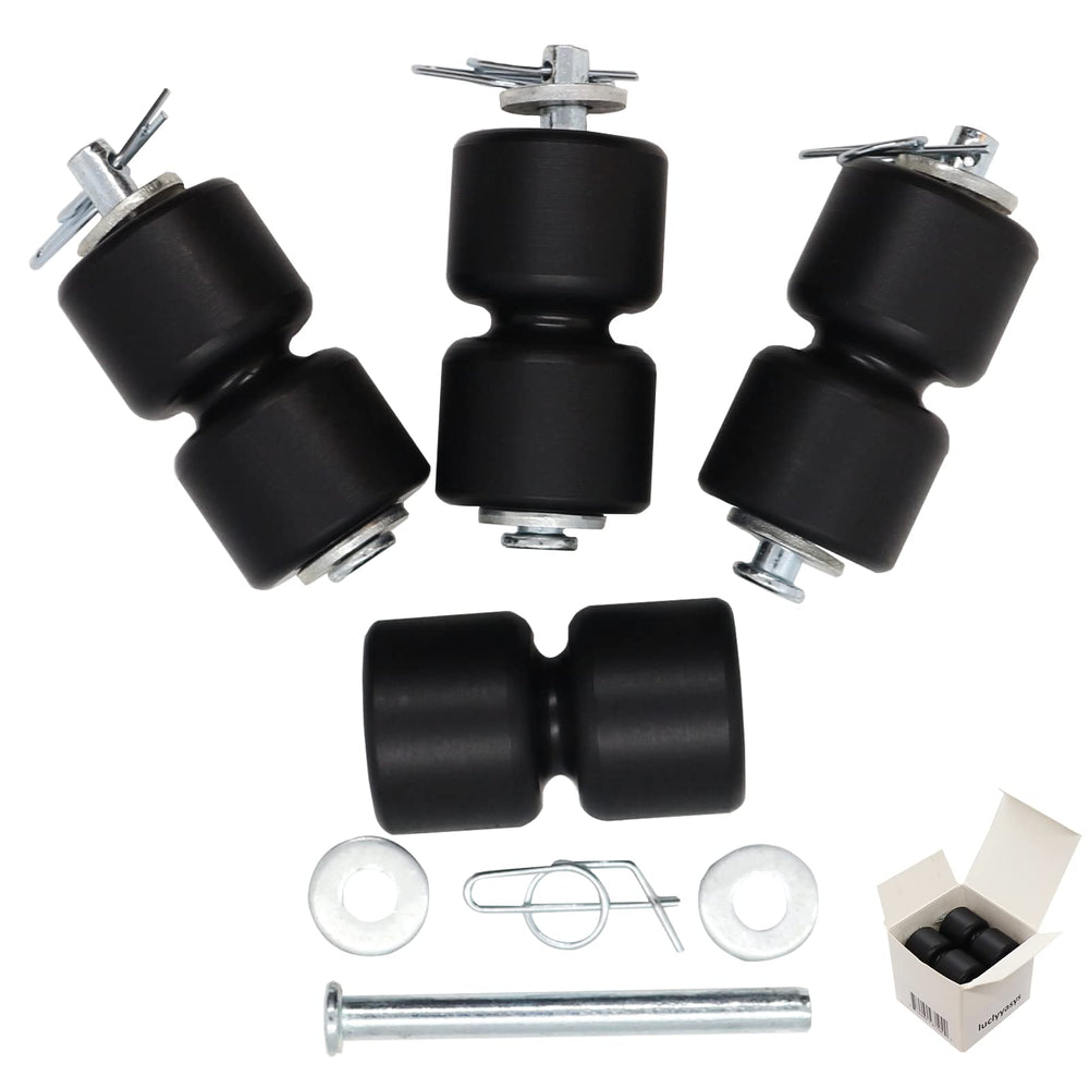 luclyyasys front view of 4-pack roller kit showing complete contents and fit