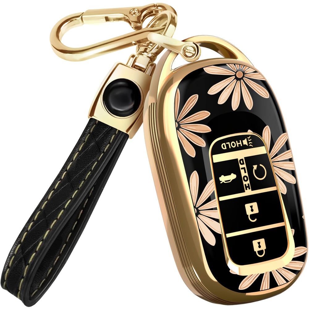 Lucrum front view of key fob cover showing sleek matte finish and grip benefits