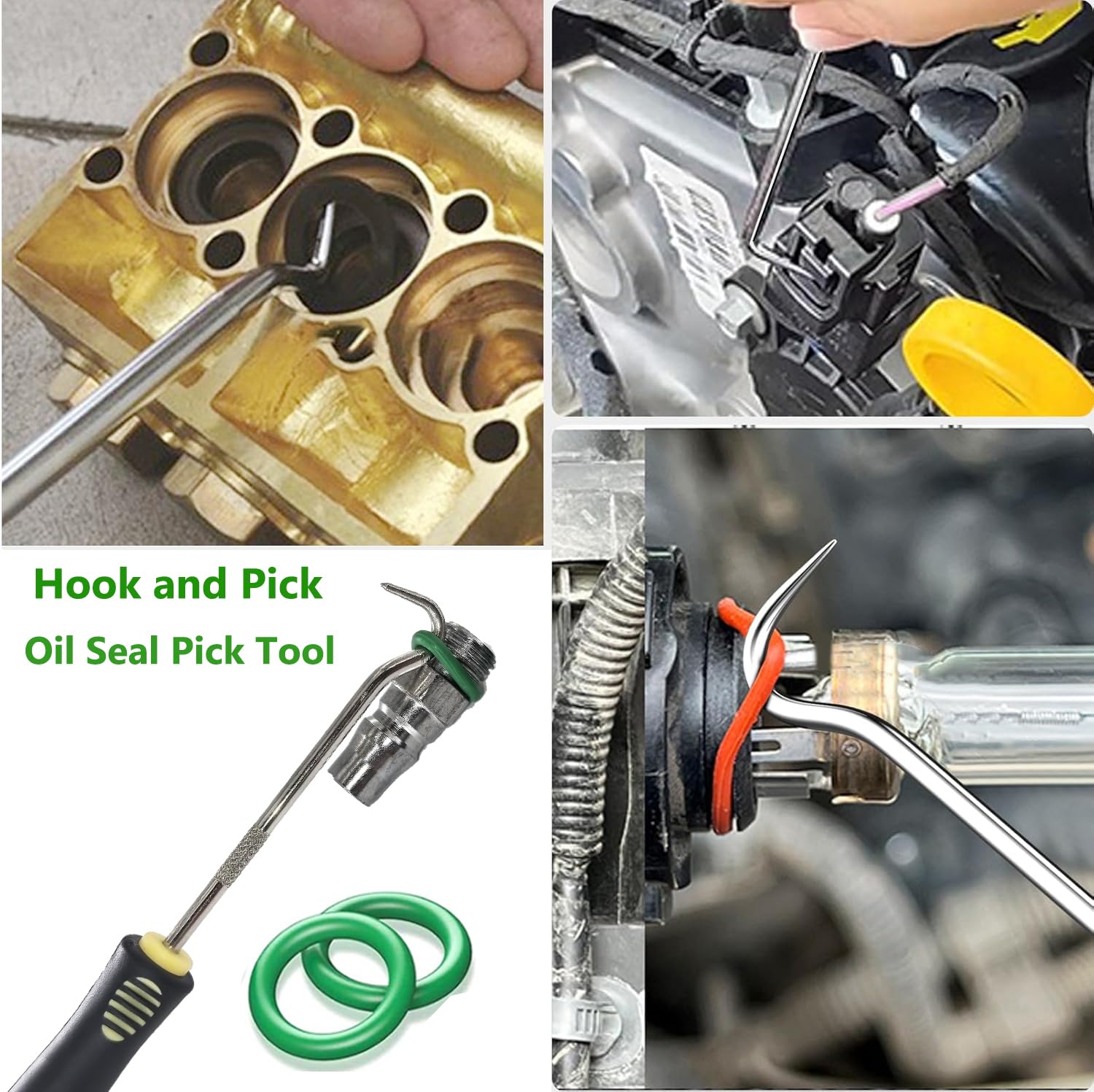 Lucstar technician using seals to repair compressor port, saving downtime
