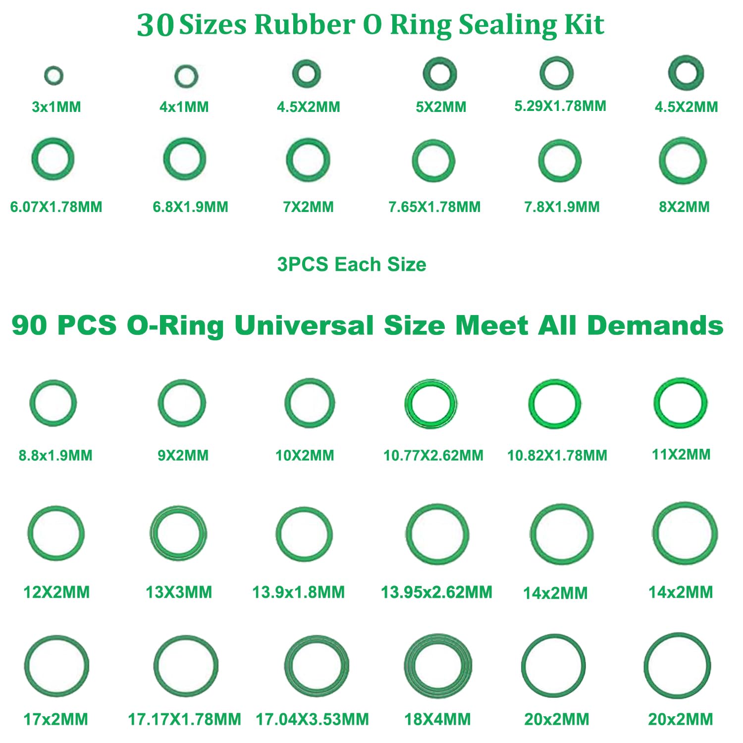 Lucstar close up of sealing washers highlighting corrosion resistance benefit