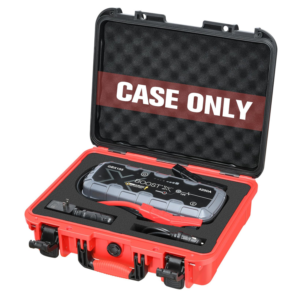 LUGECASE front view showing protective case fit and organized storage benefit