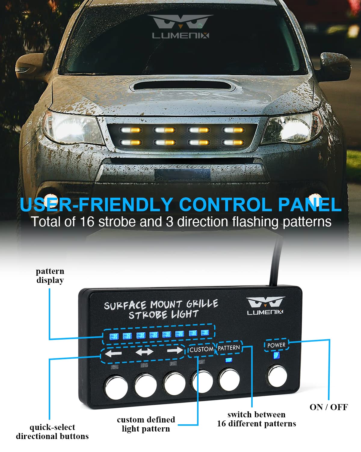 LUMENIX side marker mounted on truck improving roadside safety