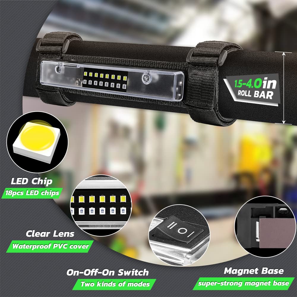 Lumimotor in green mode illuminating interior while preserving night vision during hunting