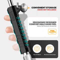 LUMITECO rubber grip with hook close-up for comfortable non-slip handling