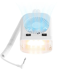 Lumitronics front view of bunk light showing compact footprint and bright illumination