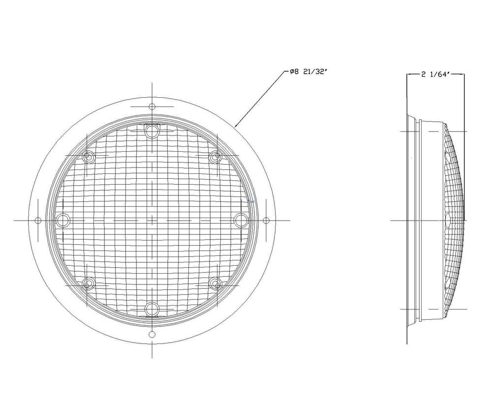 Lumitronics base plate with screws showing powder-coated durability benefit