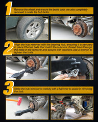 Lupar centering adapter detail demonstrating secure alignment to protect axle and hub