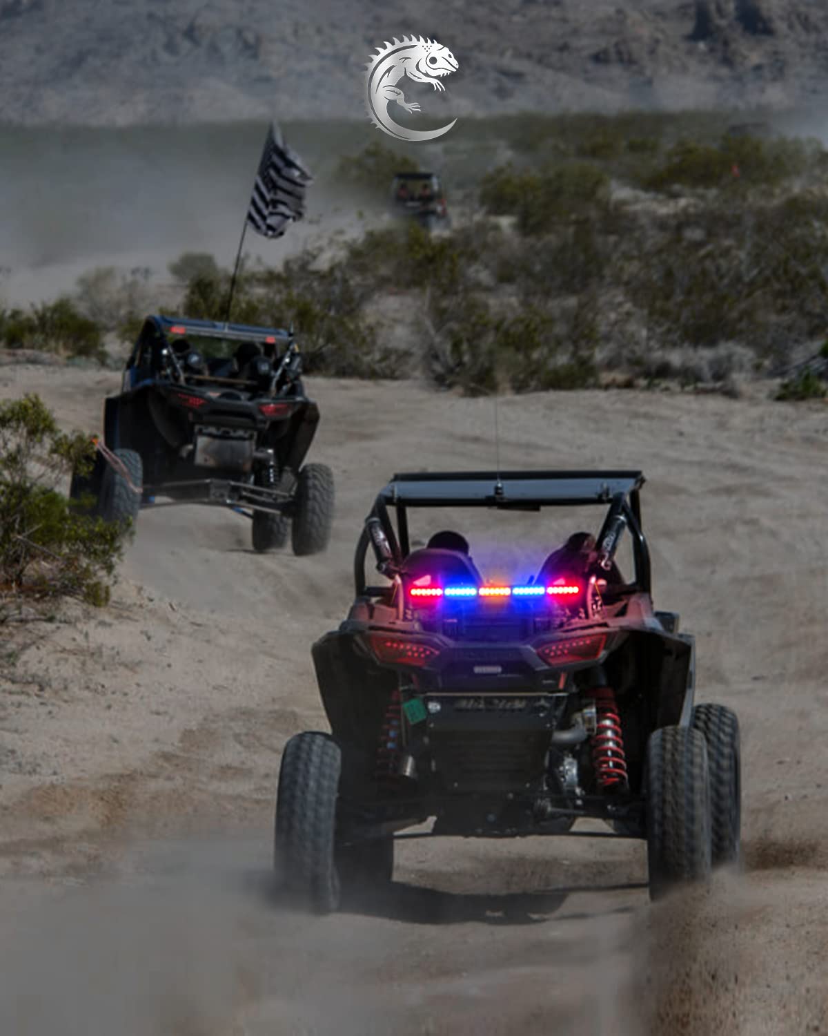 Lupar light bar beside tape measure showing 30-inch length for scale and easy fit planning