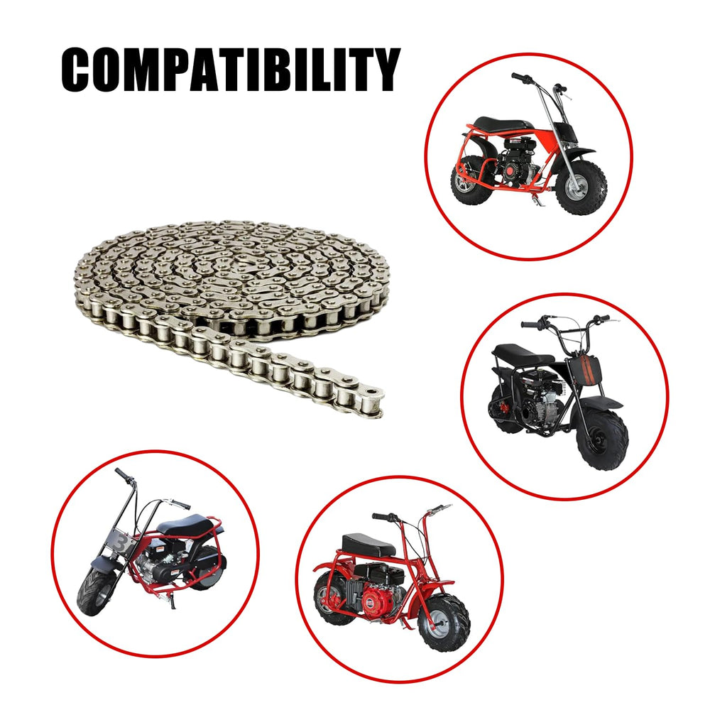 LUPING chain breaker and five master links laid out for on-bike adjustment and convenience