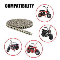 LUPING chain breaker and five master links laid out for on-bike adjustment and convenience