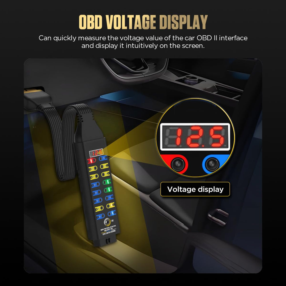LUTIFIX voltage display close-up showing precise voltage reading benefit