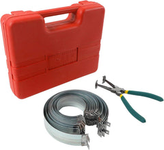 LUTIFIX assortment of 14 piston rings displayed for quick size selection benefit