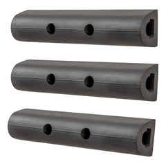 LUVERNE front view of three bumper strips showing pack and protection