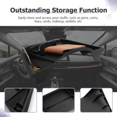LUWU installed behind Prius screen demonstrating seamless factory-like integration