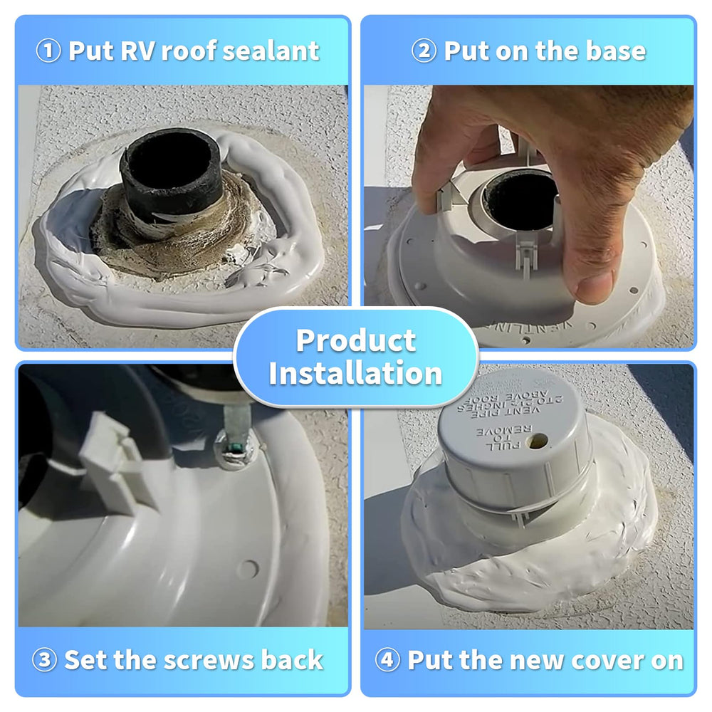 luxlead kit hardware laid out with screws and putty tape for quick install