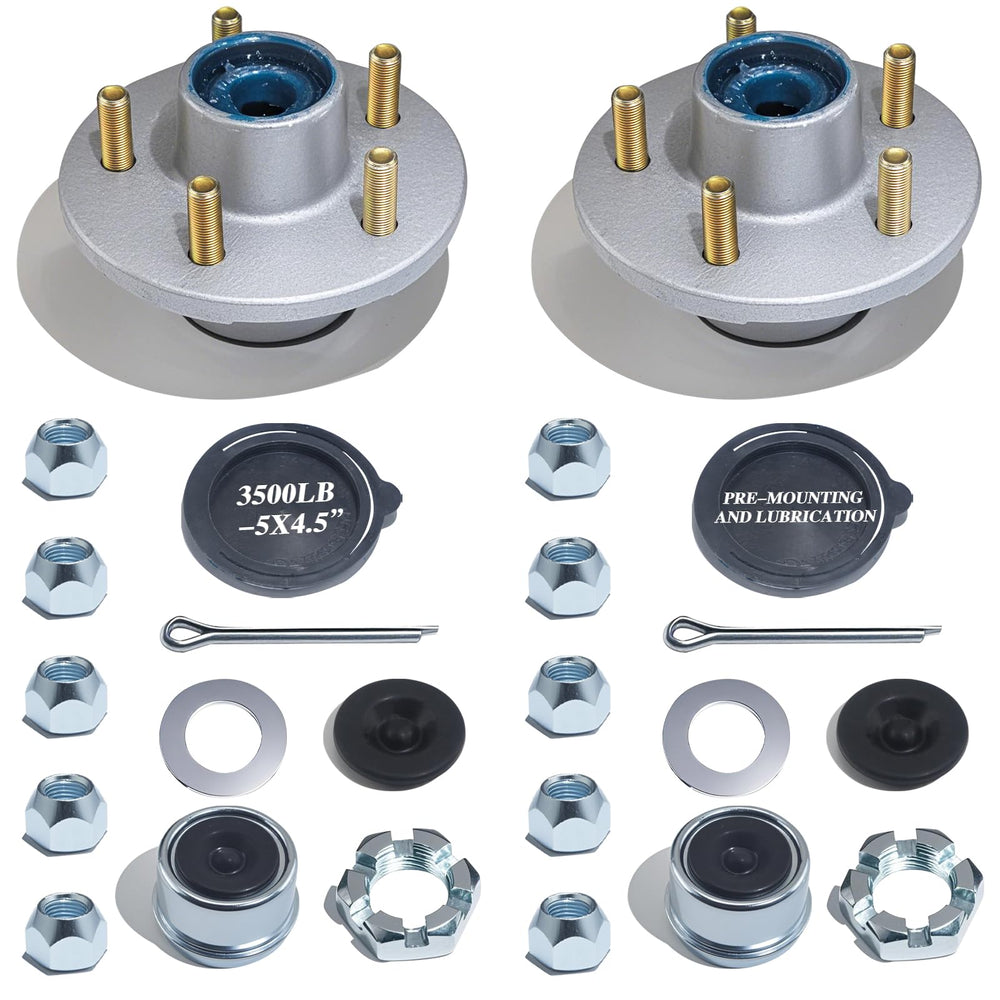 LUXTRKSTO front view hub assembly showing ready-to-install durability