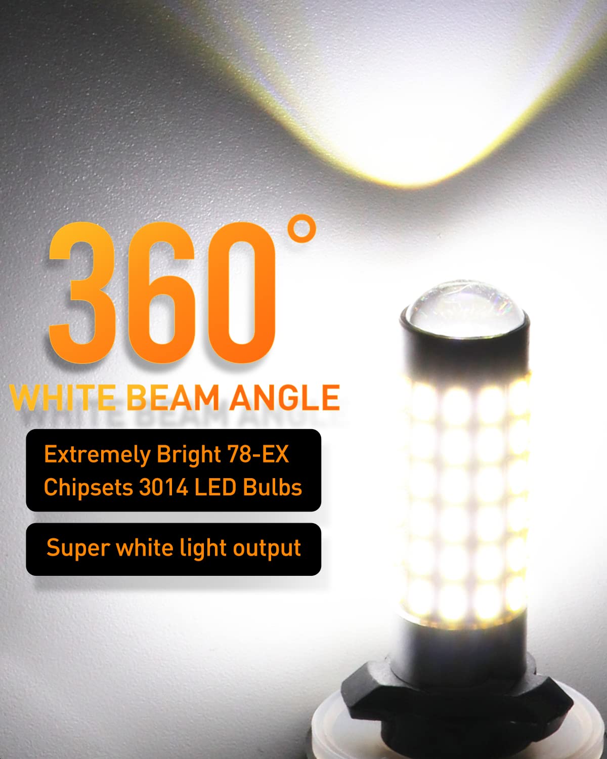LUYED 880 side profile with dimensions showing compact size and easy fit