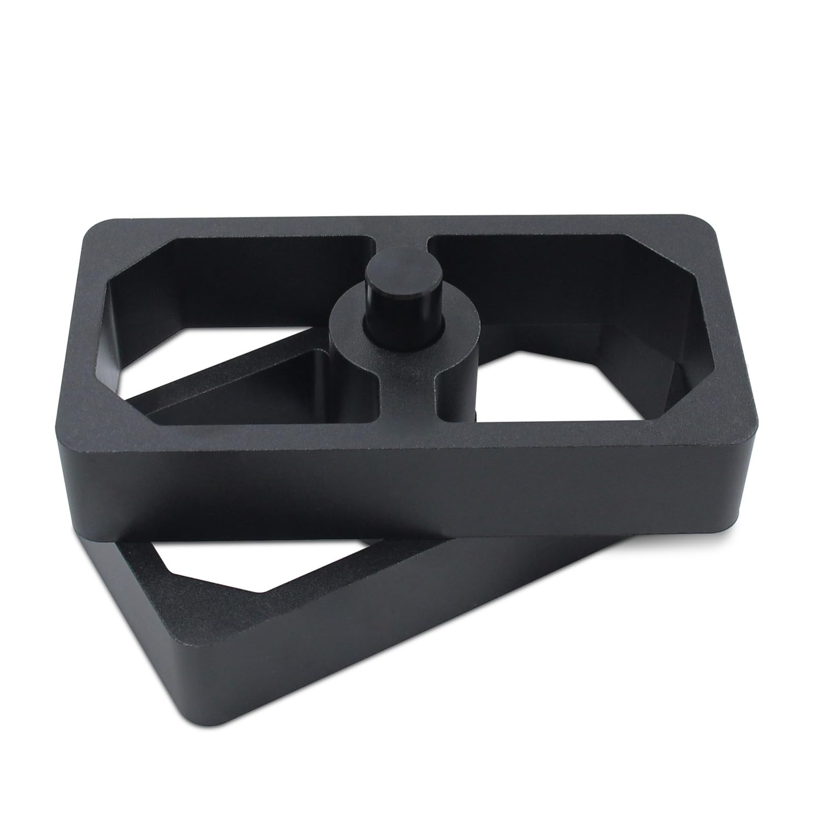 LVOUP black finish texture resisting corrosion and road wear