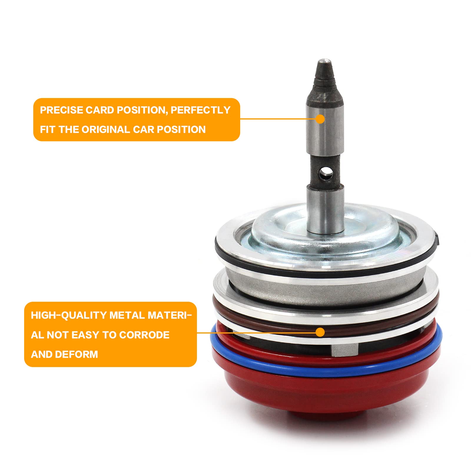 LVOUP servo piston cover closeup highlighting seal area for reliable pressure